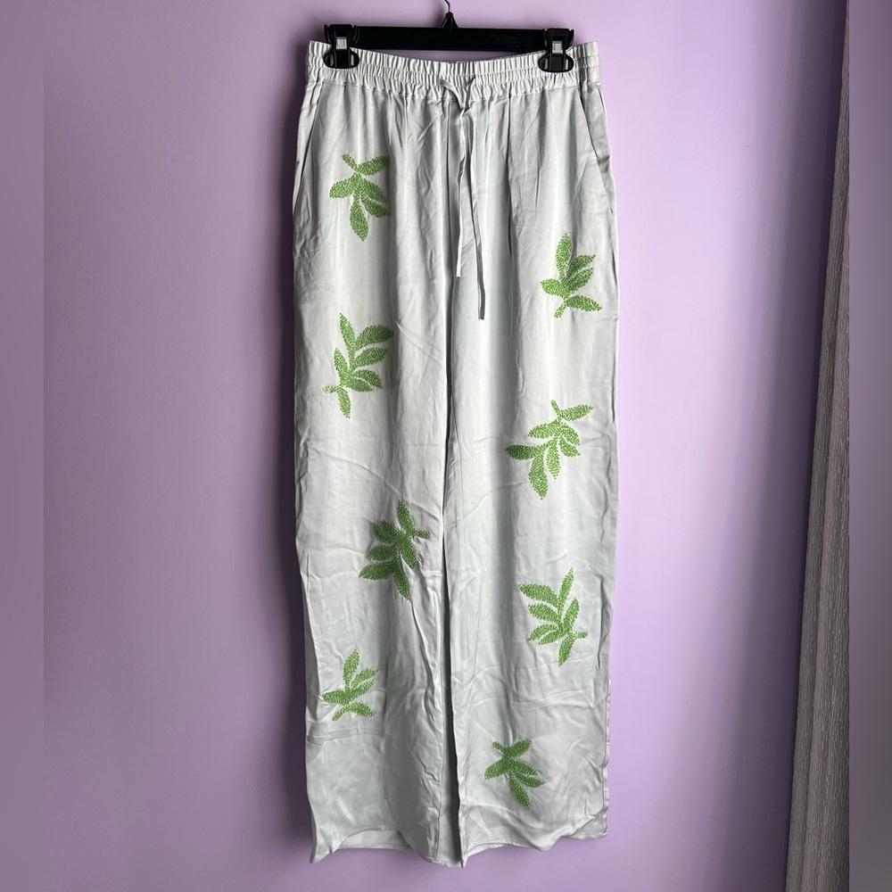 Zara Beaded Leaf Pants - Picture 12 of 15